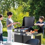 PLANCHA ENOSIGN 80 INOX / čierny plynový gril