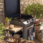 Plancha FUSION 60 sivý / Plynový gril COMBO s konštrukciou