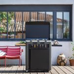 Plancha FUSION 75 sivý / Plynový gril COMBO s konštrukciou
