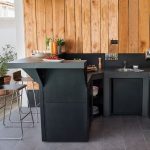 Modul barového pultu 60 v sivej farbe 